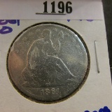 1861-O Civil War Seated Liberty Half Dollar