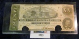 Hole Cancelled Twenty Dollar Civil War Note Printed In Richmond, Virginia In 1862