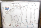 (11) Attractive Sterling Silver Necklaces with various Pendants and beads. Stored in a 12