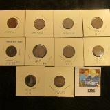 (20) Indian Head Cents, 1887, (3) 1889, 1893, 1895, (2) 1896, 1897, (2) 1898, (2) 1903, 04, (3) 06,
