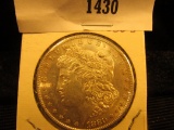 1880 S U.S. Morgan Silver Dollar, Brilliant Uncirculated.