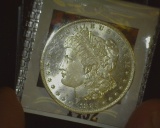 1883 O U.S. Morgan Silver Dollar, Brilliant Uncirculated. Prooflike.