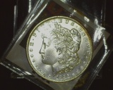 1885 O U.S. Morgan Silver Dollar, Super Gem Brilliant Uncirculated