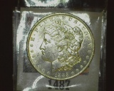 1885 O U.S. Morgan Silver Dollar, Brilliant Uncirculated.