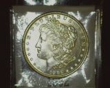 1887 P U.S. Morgan Silver Dollar, Brilliant Uncirculated.