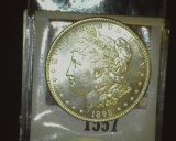 1898 P U.S. Morgan Silver Dollar, Superb Gem Brilliant Uncirculated.