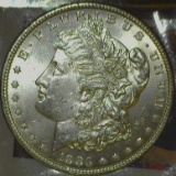 1883 P U.S. Morgan Silver Dollar, Brilliant Uncirculated.