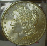 1900 P U.S. Morgan Silver Dollar, Brilliant Uncirculated.