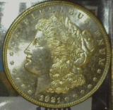 1921 P U.S. Morgan Silver Dollar, Brilliant Uncirculated with sweet Prooflike surfaces.