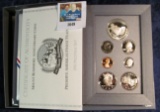 1991 S Silver Mount Rushmore Commemorative Prestige Proof Set in original box of issue. Seven-piece.