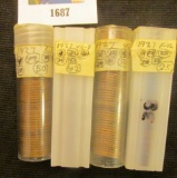 (92) 1927 P VG & (75) 1927 Fine Lincoln Cents in tubes.