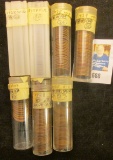1928P Lincoln Cent group in tubes by grades: (77) Good, (76) VG, (63) Fine, & (23) VF.