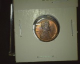 1909 P VDB Lincoln Cent, Mostly Red Brilliant Uncirculated.