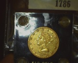1894 O U.S. Liberty Head $10 Gold Eagle, EF. Only 107,500 minted. Stored in a black Capital holder w