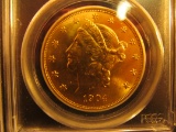 1904 P U.S. Gold Double Eagle Twenty Dollar Liberty slabbed 