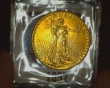 1928 P U.S. Gold Double Eagle Twenty Dollar St. Gaudens, Brilliant Uncirculated.