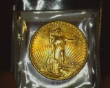 1924 P U.S. Gold Double Eagle Twenty Dollar St. Gaudens, Brilliant Uncirculated.