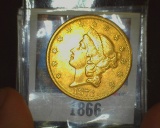 1873 P U.S. Gold Double Eagle Twenty Dollar Liberty Choice EF.