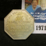 Victor Colorado - Lesher House Restoration Project Sterling Silver Medal #861. Wonderful medal issue