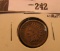 1860 U.S. Indian Head Cent, Fine, Full Liberty.