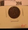 1908 U.S. Indian Head Cent, Extra Fine.