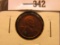 1925 P Lincoln Cent, Uncirculated with spots.