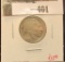 1916 S Buffalo nickel, VG.