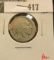 1926 S Buffalo nickel, Partial Date G. Low Mintage Key Date.