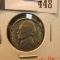 1945 S Silver World War II Jefferson Nickel, Brilliant Uncirculated.