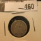 1854 P with Arrows U.S. Seated Liberty Half Dime, G.