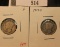 1919 P Fine & 19 D VG Mercury Dime s.