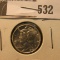 1943 P Mercury Dime , BU 64+ FSB