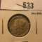 1944 P Mercury Dime , BU 63+ with light toning.