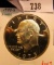 1973 S Proof Eisenhower Silver Dollar.