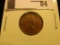 1909 P VDB Lincoln Cent, EF-AU.