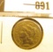 1872 Three cent nickel
