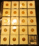 (19) different Uncirculated or Proof Lincoln Cents in a 2