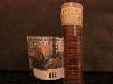 (52) 1930 D Lincoln Cents in a plastic tube, all grading Extra Fine. Red Book $100+