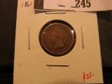 1861 U.S. Indian Head Cent, VG.