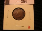 1896 U.S. Indian Head Cent, VF.