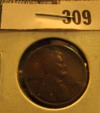 1909 P VDB Lincoln Cent, Very Fine.