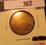 1871 U.S. Two Cent Piece, better date.