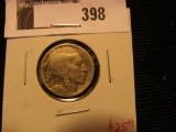 1914 Buffalo nickel, F+.