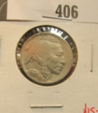 1919 Buffalo nickel, EF.