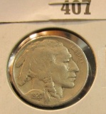 1920 Buffalo nickel, VF.