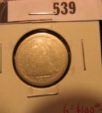 1875 S U.S. Twenty Cent Piece. Scarce type coin.