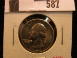 1946 S Washington Quarter, Brilliant Uncirculated 63.