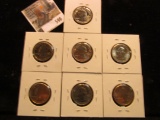 (7) Brilliant Uncirculated non-Proof S-Mint Washington America the Beautiful Quarters, all five of t