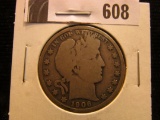 1906 P Barber Half Dollar, VG