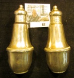 Pair of Sterling Silver Salt and Pepper Shakers, stamped on bottom 